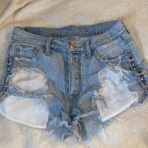 High rise shorts